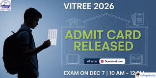 VITREE 2026 Admit Card Released for January Session, Exam on December 7; Check Details Here